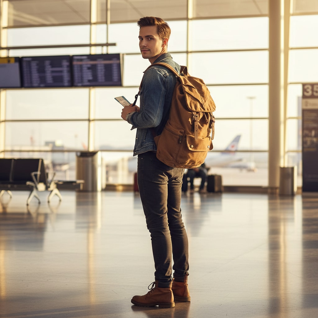 Canvas and Leather Backpack – Gacrux