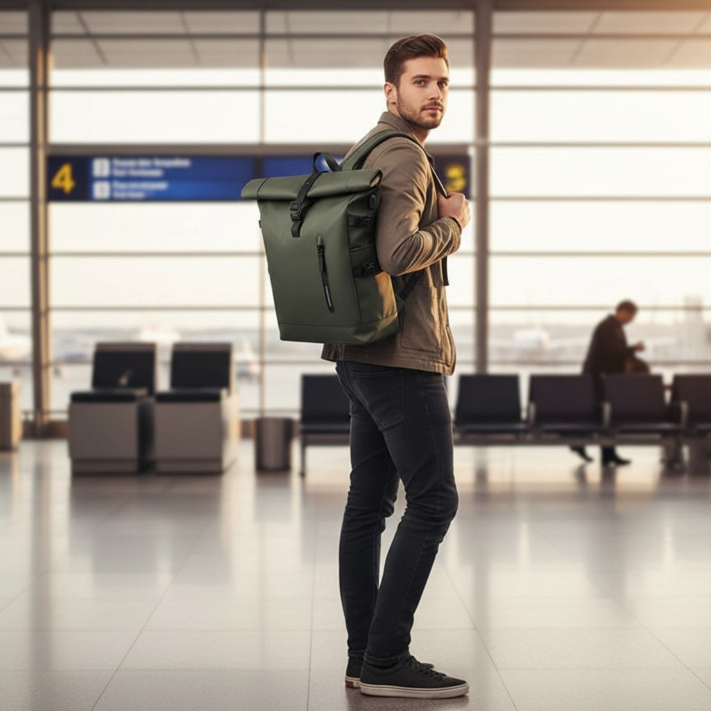 Waterproof Roll Top Backpack – Vega