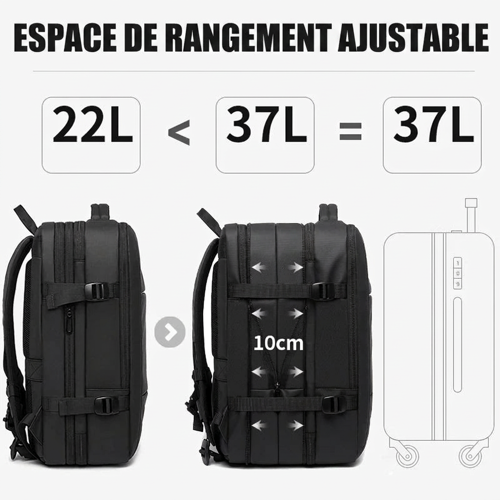 Expandable Travel Backpack – Capella