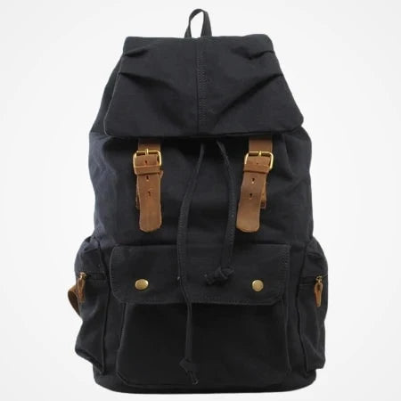 Canvas and Leather Backpack – Gacrux