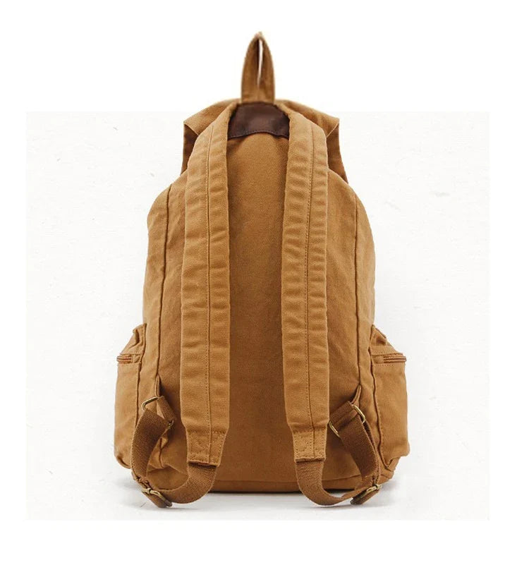 Canvas and Leather Backpack – Gacrux
