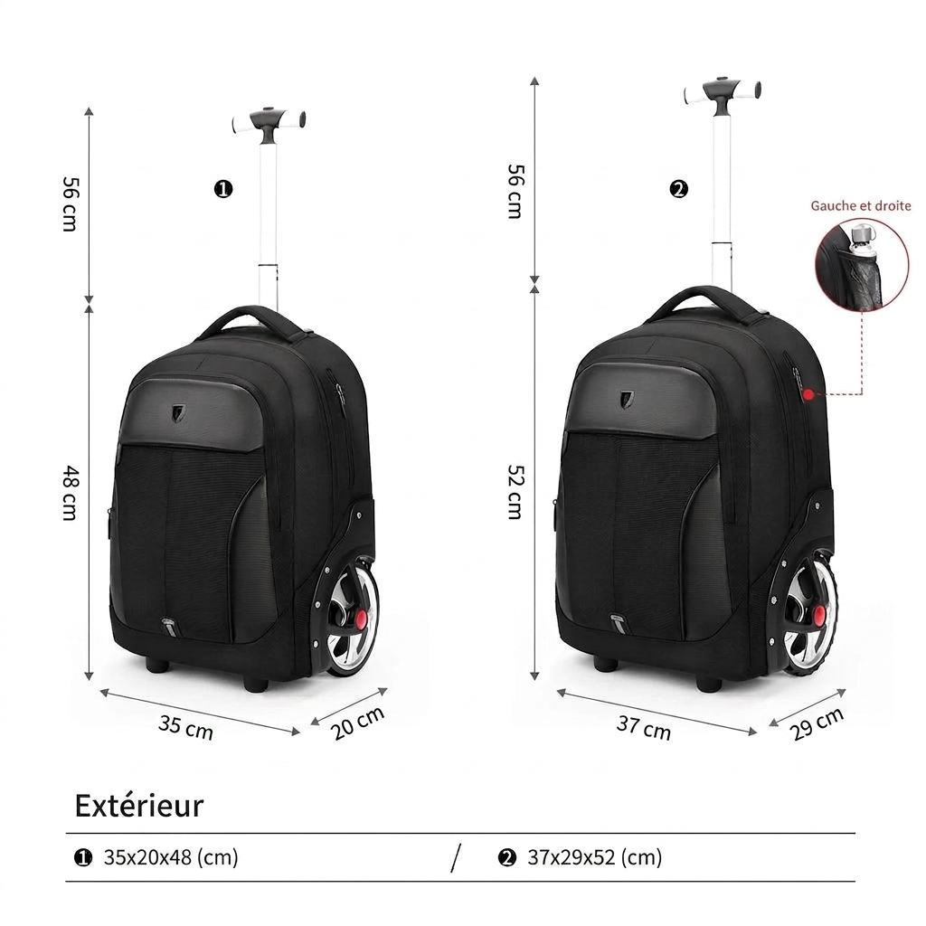 Wheeled Cabin Backpack – Arcturus