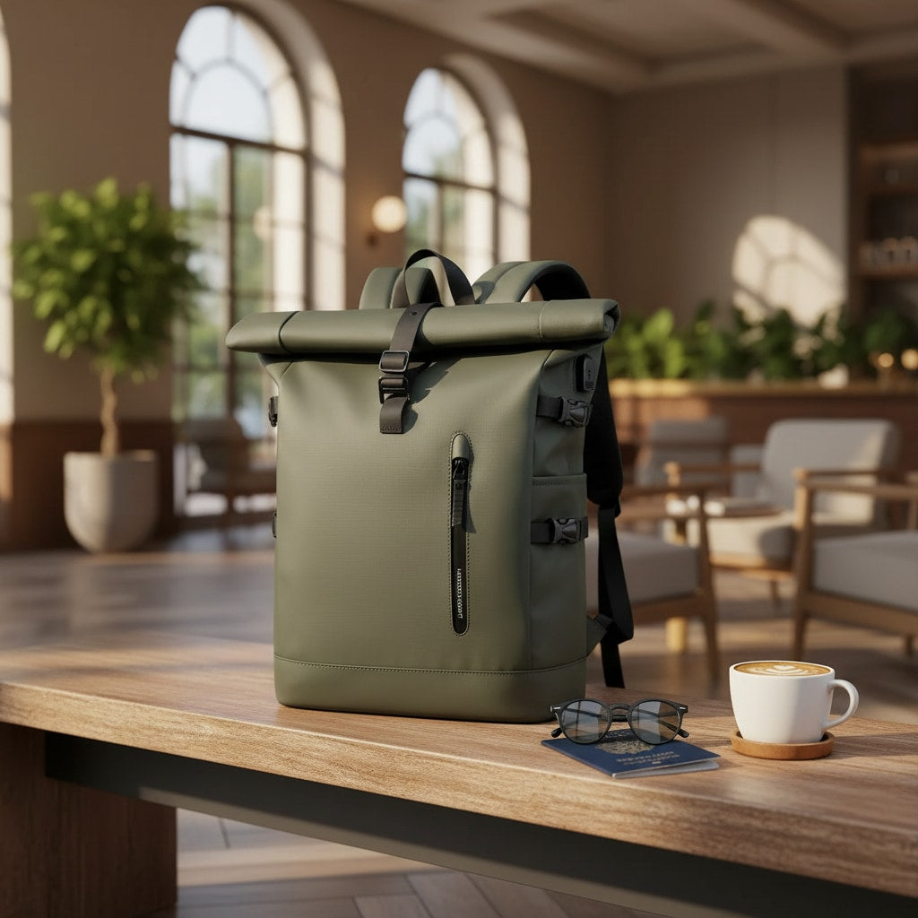 Waterproof Roll Top Backpack – Vega